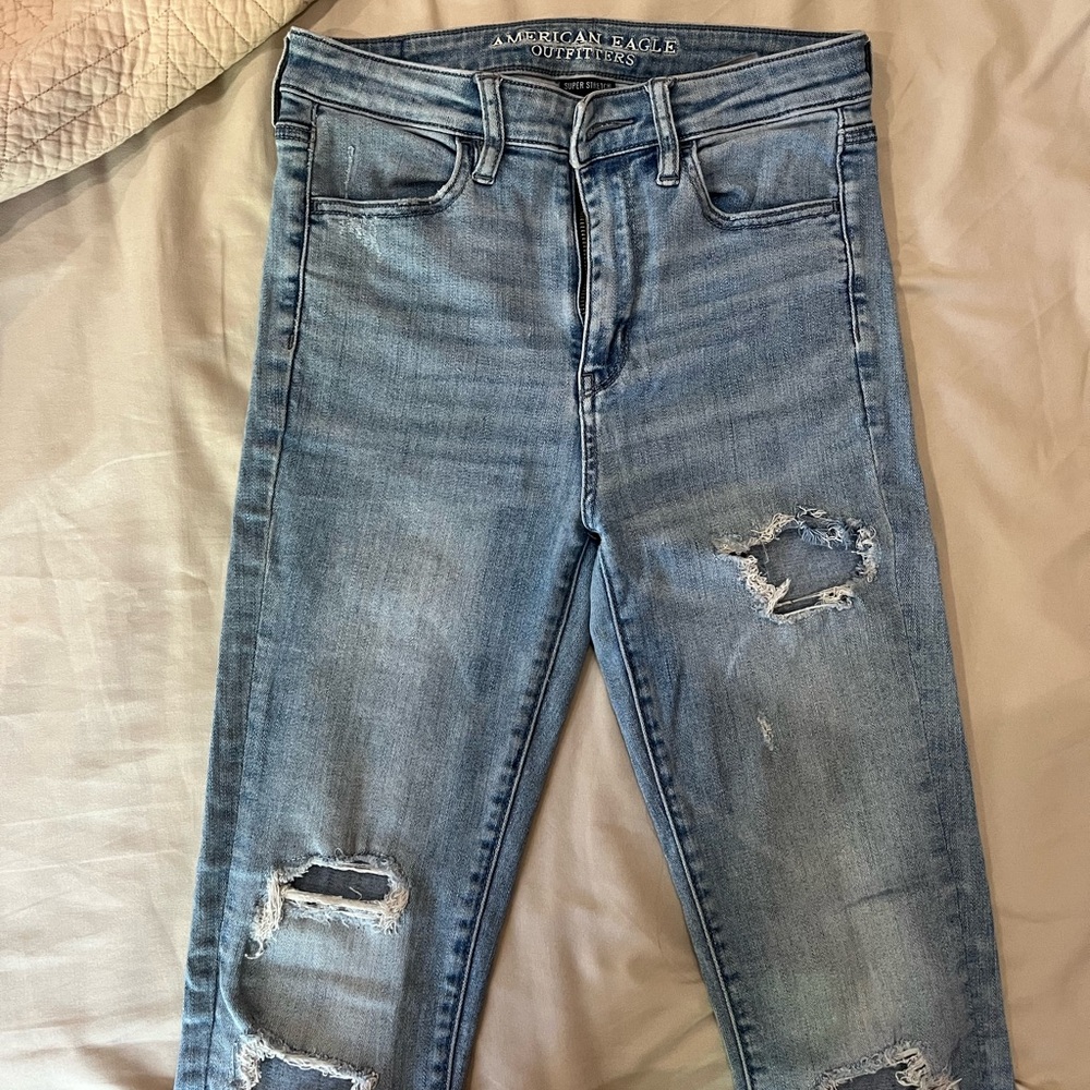 American Eagle Ripped Skinny Jeans